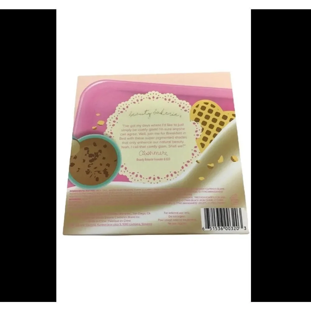 BNIB~Beauty Bakerie Breakfast In Bed Eyeshadow Palette